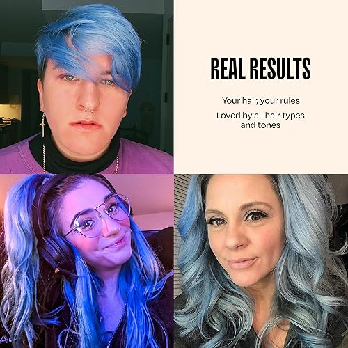 Miniatura 176 de Overtone - Acondicionador de tinte semipermanente para el cabello, 8 onzas, cabello natural y teñido, con manteca de karité y aceite de coco Negro