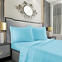 Vista 39 de Mocassi Juego de 2 fundas de almohada de tamaño estándar, fundas de almohada, protectores de almohada, sábanas de lujo de 1800 hilos y fundas