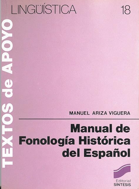 Portada de Manual de fonología histórica del español