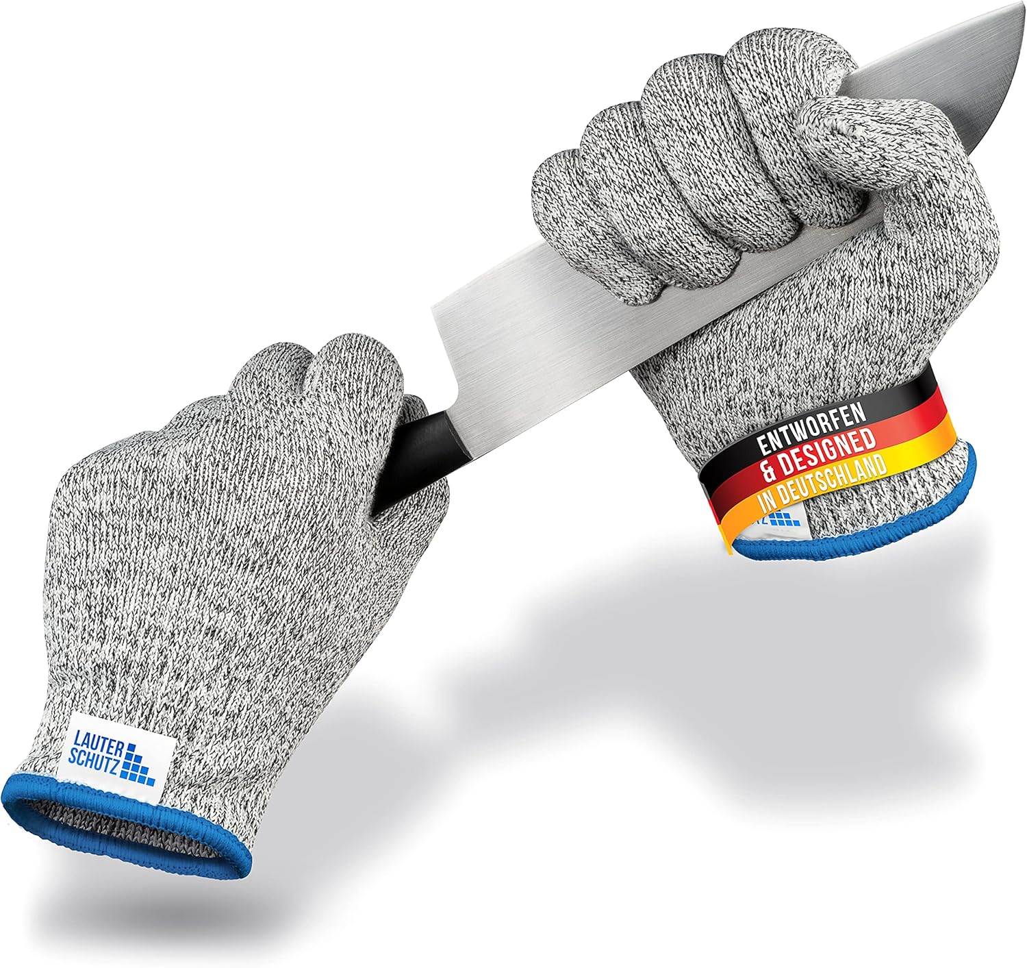 LAUTER SCHUTZ Dornensichere Handschuhe Aus Rindsleder - Schutz Für Gartenarbeit