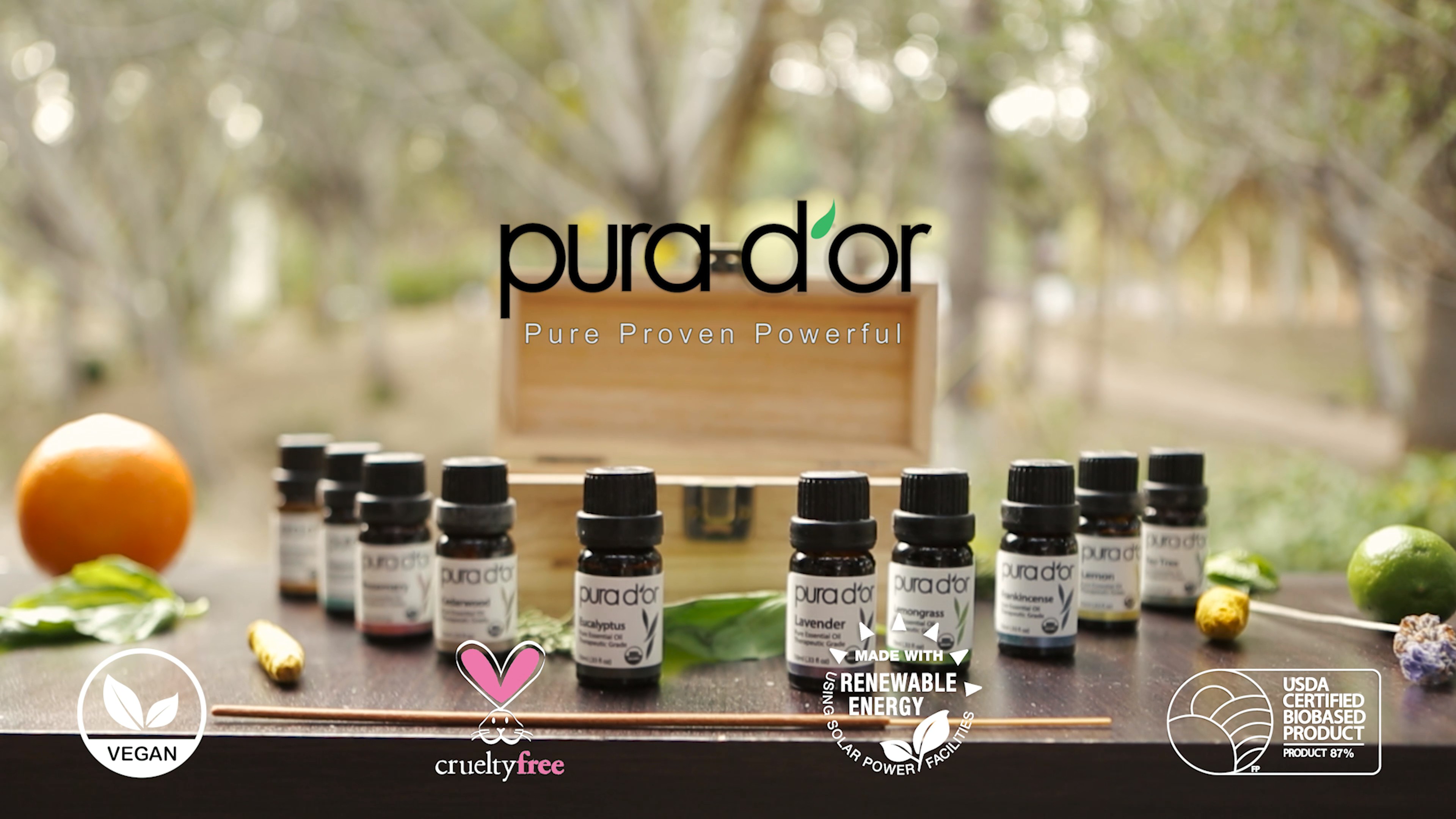 Amazon.com: PURA D'OR Organic Perfect10 Essential Oils Set - 10x