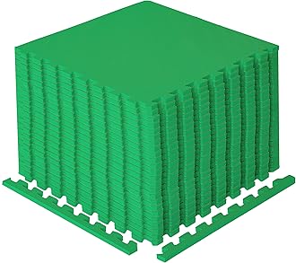 Gym Flooring Mat, EVA Foam Exercise Mats, Interlocking Non-Slip Sport Mats, Home Workout, Kids Playmat, Pet Mats and Protective Swimming Pool, Hot Tub Outdoor Underlay Matting 50cm x 50cm