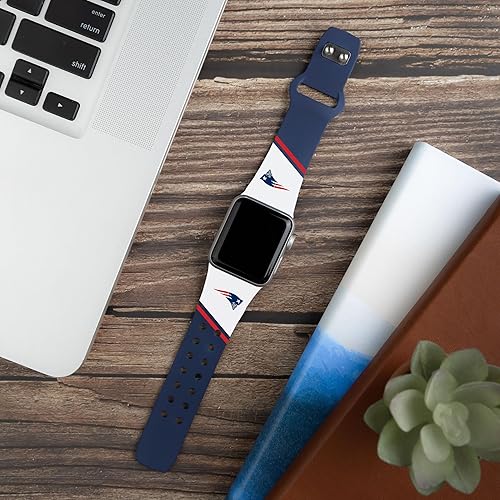 Miniatura 4 de Game Time New England Patriots HD Champion Series - Correa de reloj compatible con Apple Watch