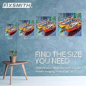 Amazon.com: FIXSMITH Canvas for Painting 14 Pack - 5 x 7 Inch