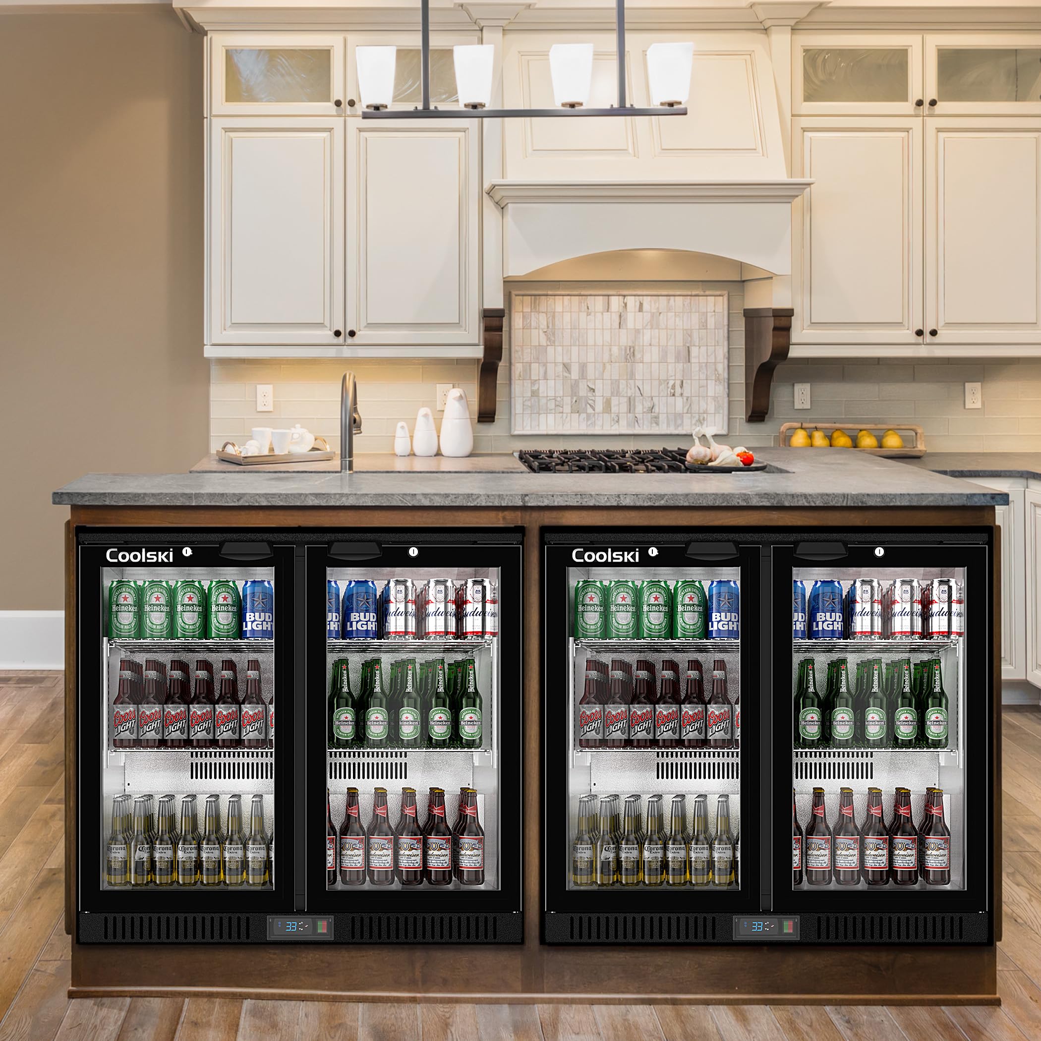 Serv-Ware RR2-HC Reach-In Refrigerator, 2 Door Commercial Refrigerator, 49 Cu. Ft. Capacity, Stainless Steel, Lockable Solid Doors, Digital Controls, 54