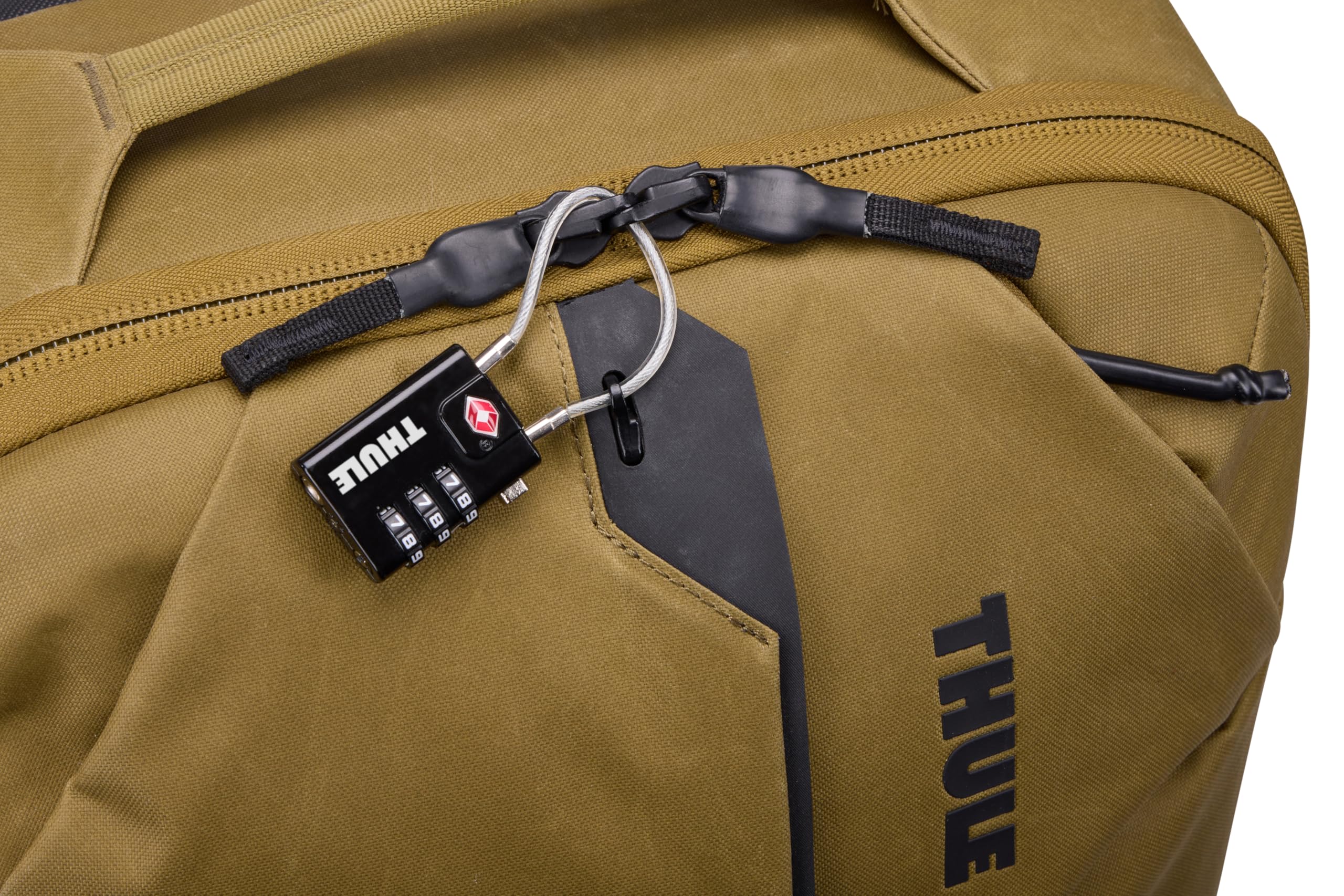 Thule Kabel antykradzieżowy TSA – zamek bagażowy z zamkiem błyskawicznym – zgodny z TSA zamek do bagażu i toreb