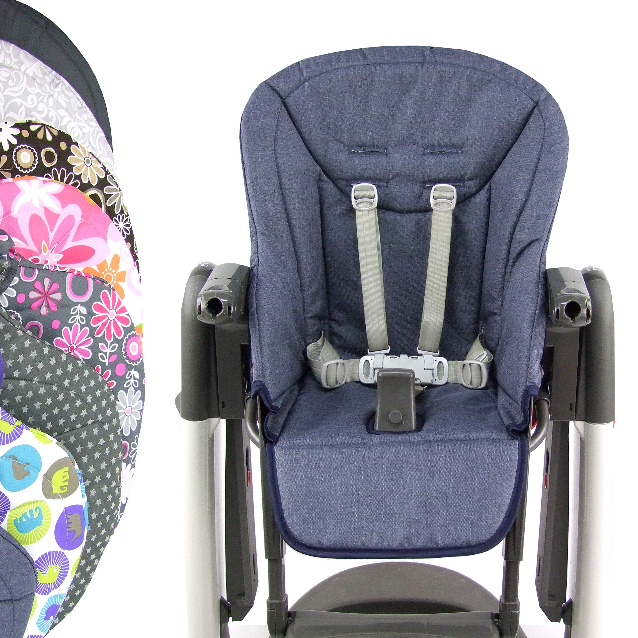 BambiniWelt poszewka na poduszkę do siedzenia Peg Perego Tatamia (niebieski melanż)