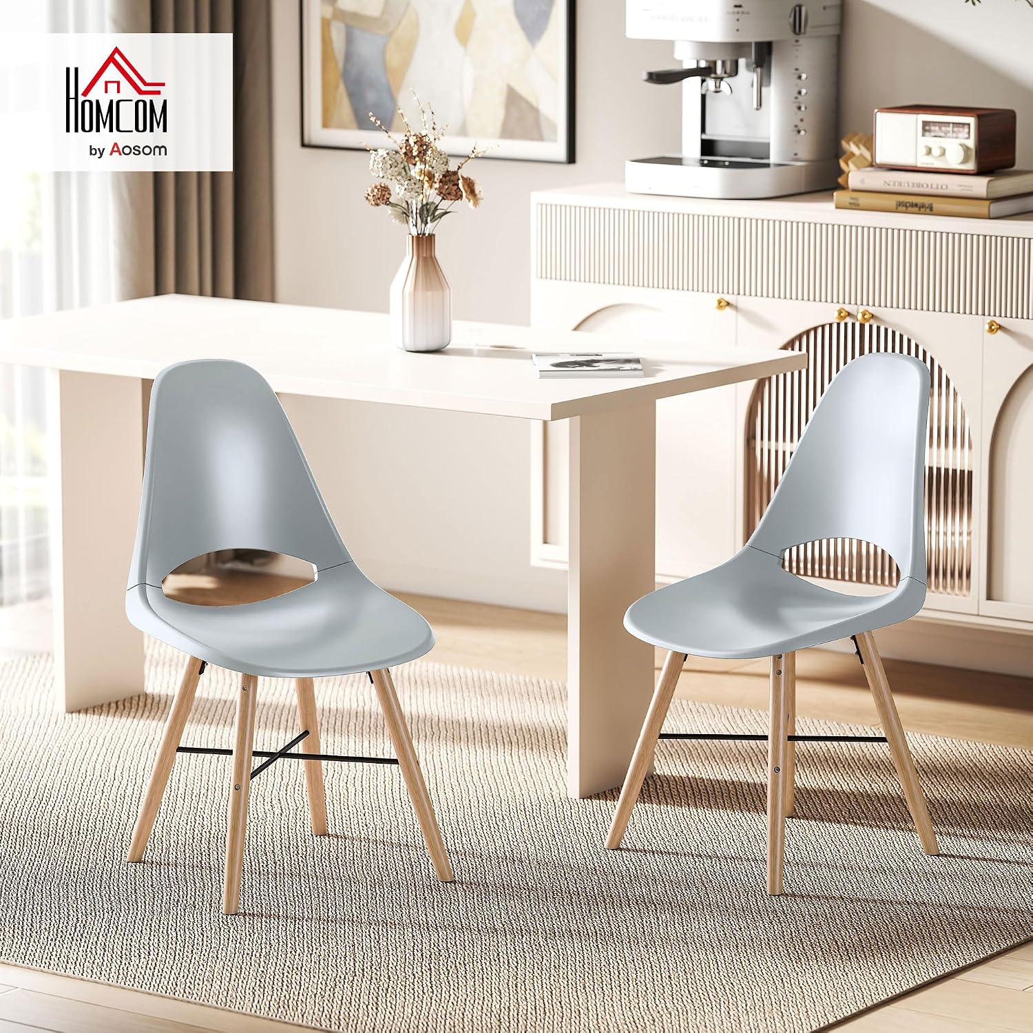 HOMCOM Set of 2 Dining Chairs Instruction Manual - Model IT83A-190V00GY0631