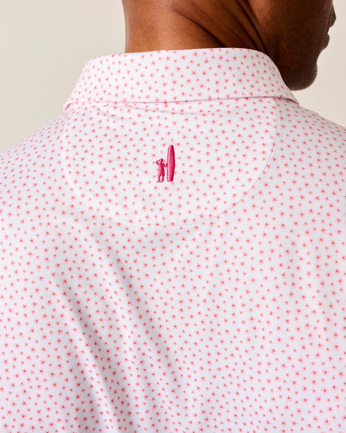johnnie-O Featherweight Performance Polo - Plumeria