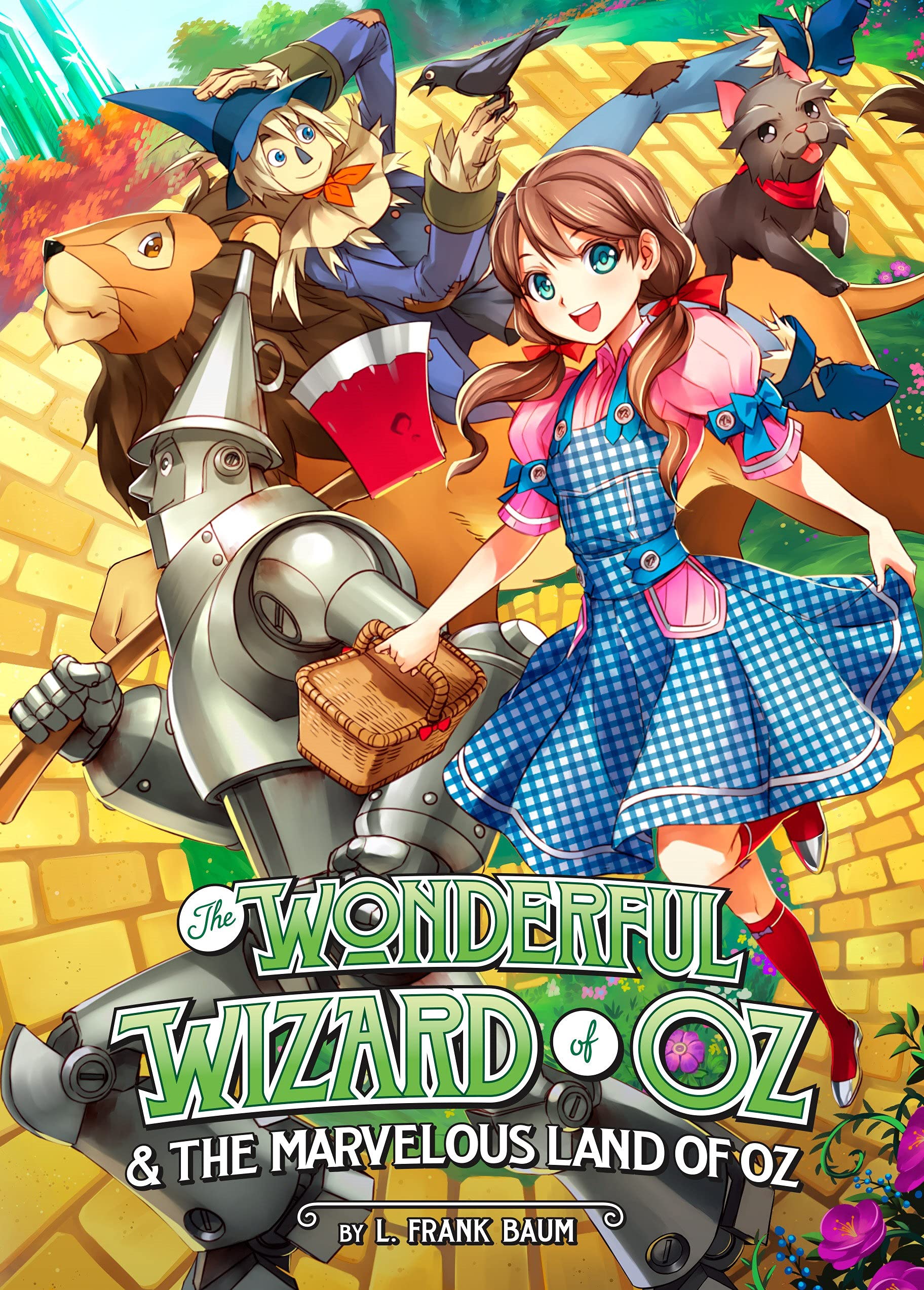 The Wonderful Wizard Of Oz The Marvelous Land Of Oz Illustrated Novel Sison Kriss Amazon Com Mx Libros