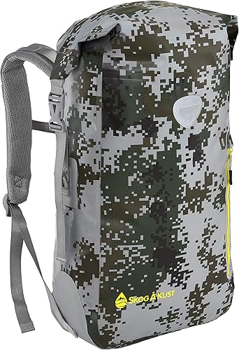 Miniatura 9 de Skog Å Kust BackSåk - Mochila impermeable con bolsillo exterior con cremallera, para kayak, rafting, navegar, natación, camping, senderismo, playa,
