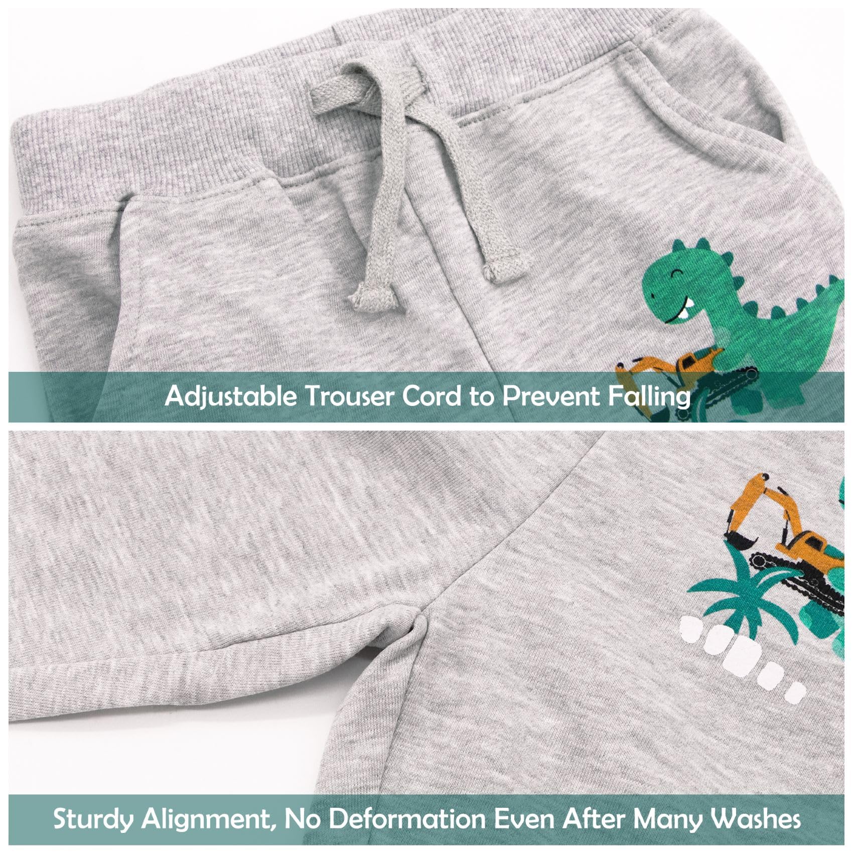 Conjuntos Deportivos para Niños Niña Ropa Traje Otoño Invierno Algodón Casual Animales y Arcoiris Ajustable Cinturón Sudaderas Pantalones Chándal Unisexo Infantil Disfraces 2-7 Años