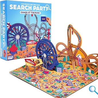Search Party Chaos at the Park A 3D Search and Find Adventure Game -- Games for Adults and Family by What Do You Meme?