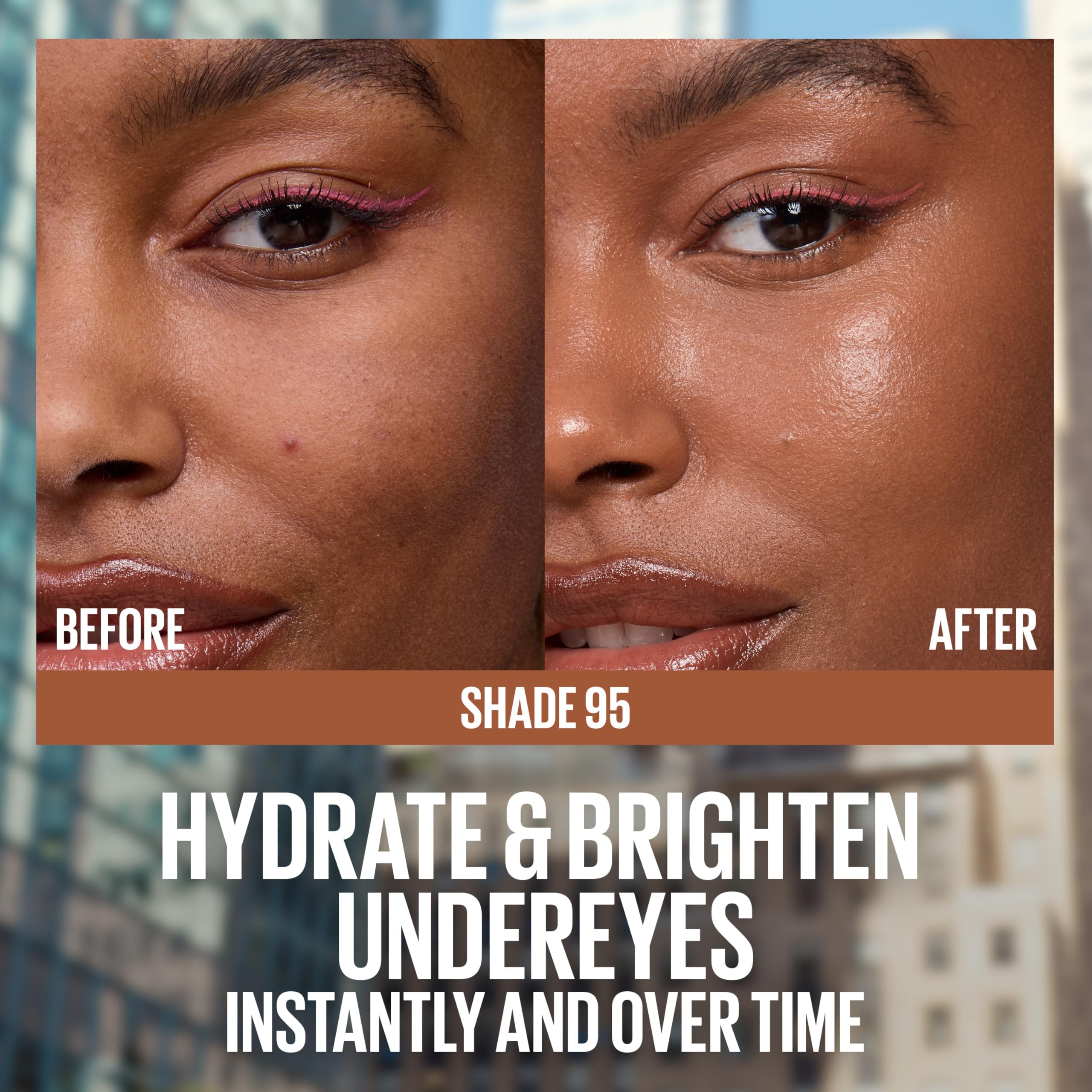 Maybelline New York korektor do twarzy Lifter Concealer, do wszystkich rodzajów skóry, formuła nawilżająca, z kofeiną i peptydami, odcień: 30, 11 ml