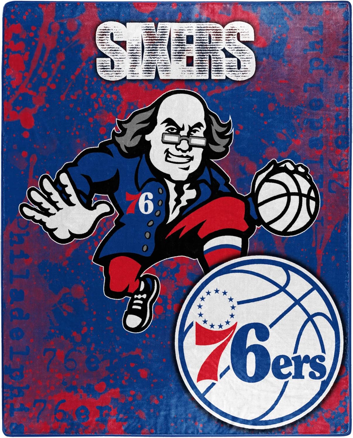 Northwest NBA Unisex-Adult Raschel Throw Blanket