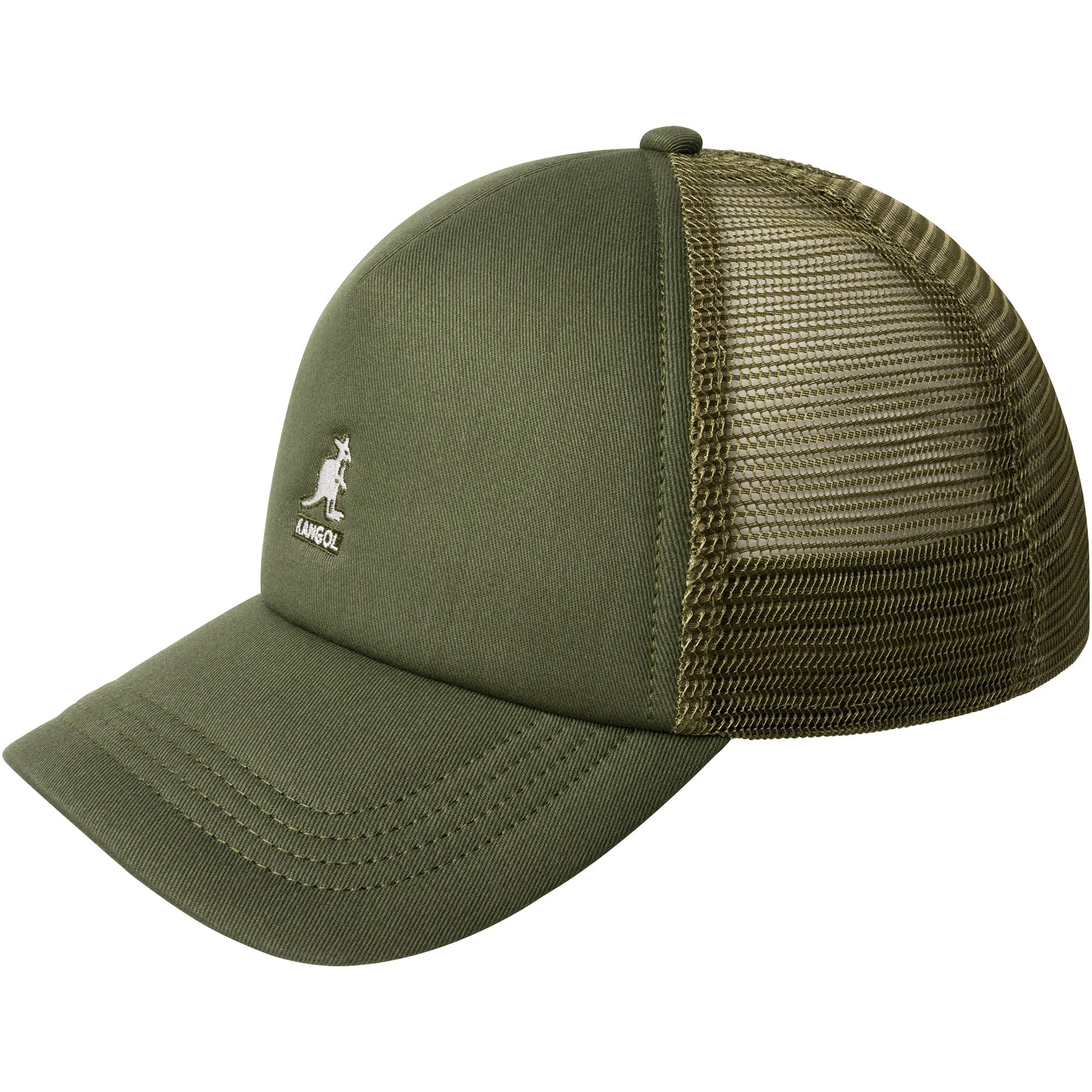 Kangol Gorra de béisbol con diseño de canguro, color verde oliva, talla única