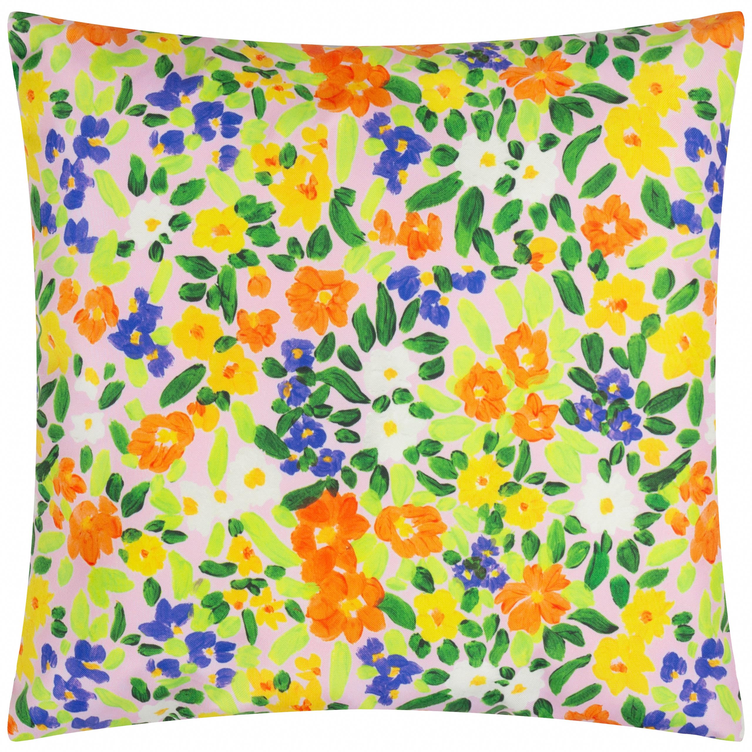 furn. Wylder Nature Confetti Floral Printed Outdoor Cushion Cover - Multicolour - 45x45cm