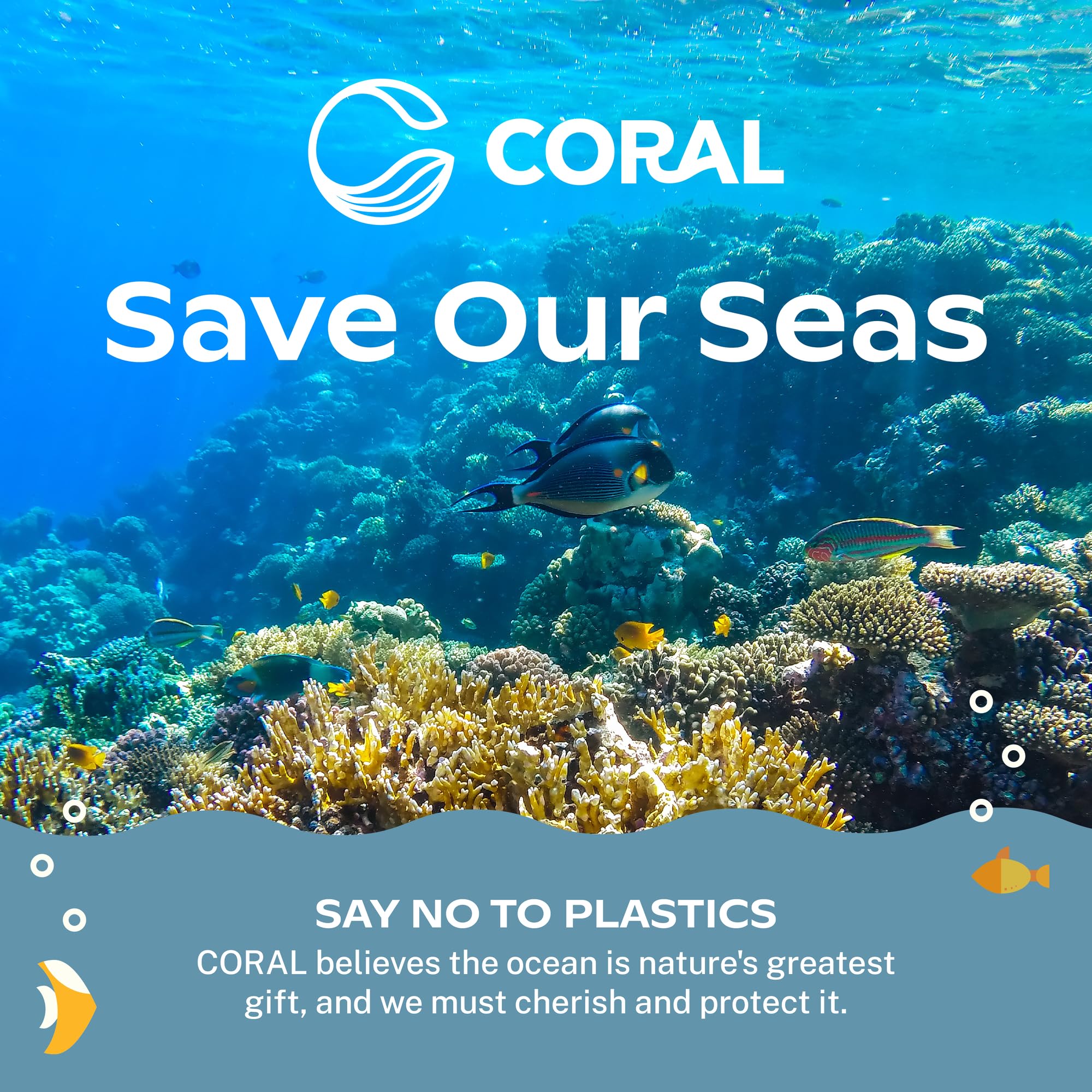 CORAL Tenedores 100% compostables, 120 tenedores resistentes (7 pulgadas), resistentes a la rotura con bordes lisos, alternativa respetuosa con el océano a los cubiertos de plástico, biodegradables y
