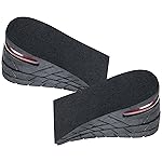 Height Increase Insoles 4-Layer Air up Shoe Lifts Elevator Shoes Insole -7.5 cm (3 inches) Heels Lift Inserts for Men and Women
