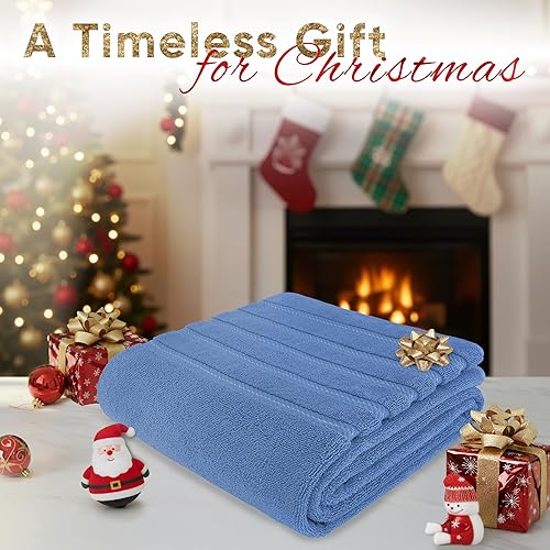 Miniatura 507 de American Soft Linen - Toalla de baño de gran tamaño de 40 x 80 pulgadas, extra grande para baño, 100% algodón turco, toallas de baño de gran