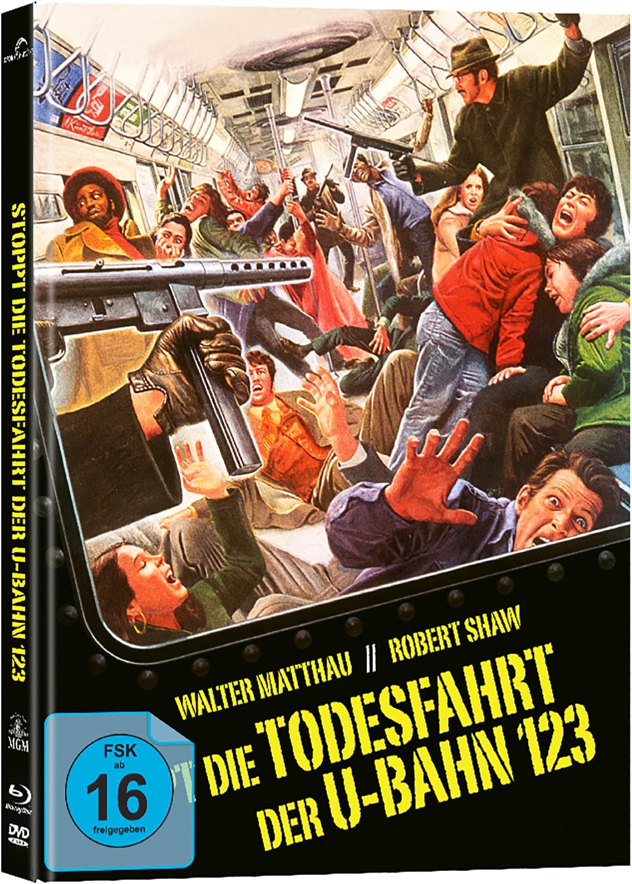 Stoppt die Todesfahrt der U-Bahn 123 (Mediabook, Blu-ray + DVD)