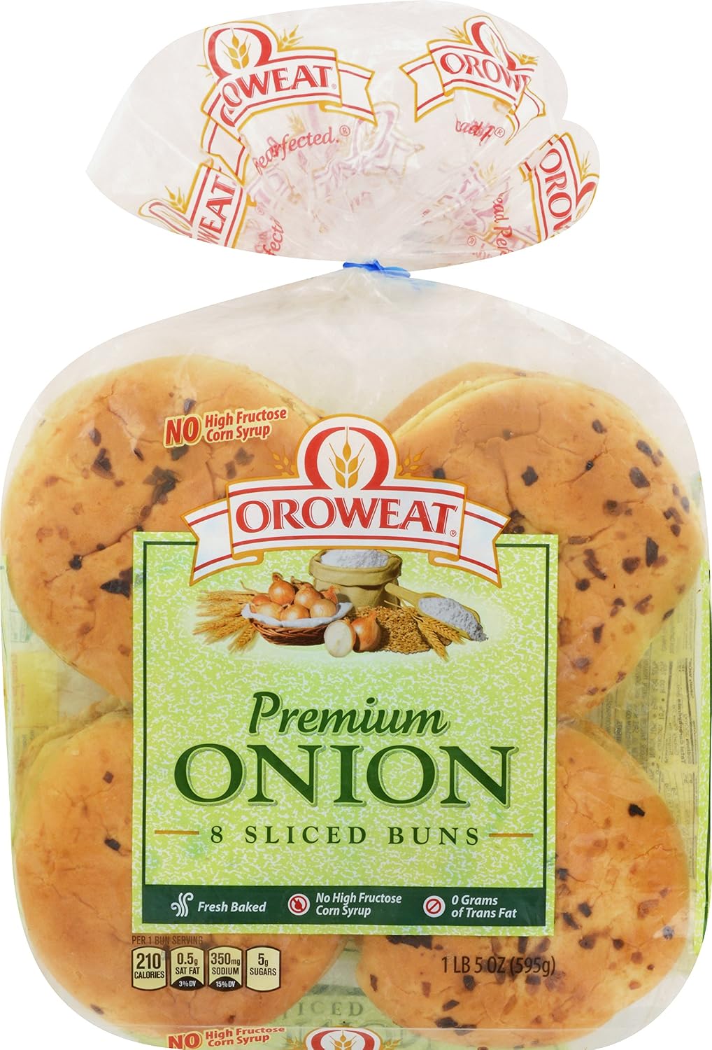 Oroweat Onion Rolls, 8 count, 21 oz