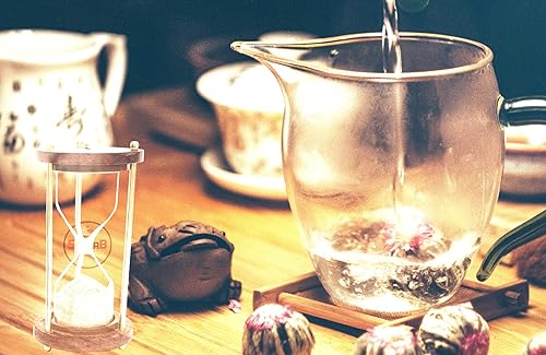 Miniatura 7 de Reloj de arena de latón palisandro con Qoute with God All Things are Possible de 4 pulgadas, temporizador de arena de 1 minuto, reloj de arena,