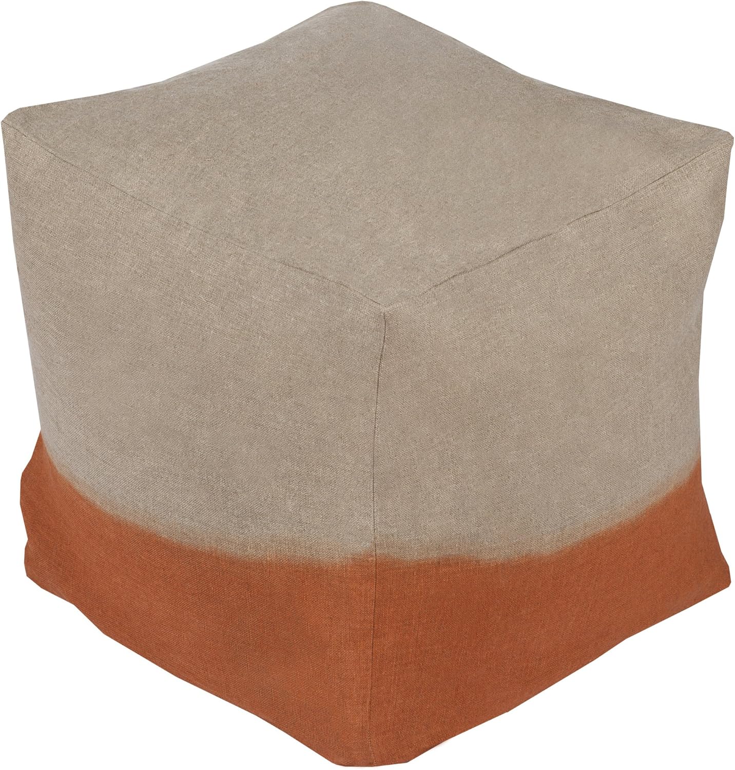 Amazon Surya 100 Percent Linen Pouf 18 Inch By 18 Inch By 18 Inch