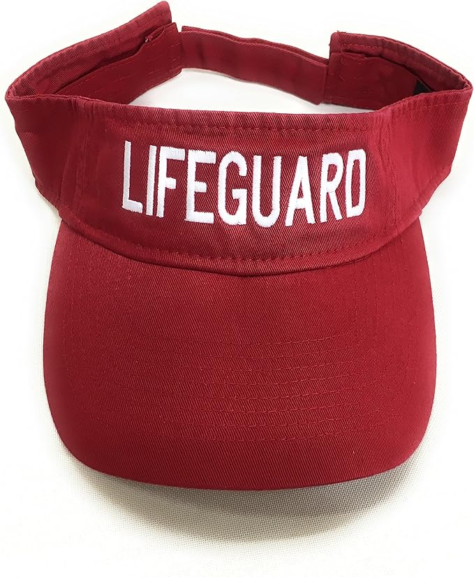 Amazon LIFEGUARD ライフガード サンバイザー/監視 パトロールに最適 レスキュー ライフセービング アウトドア 帽子