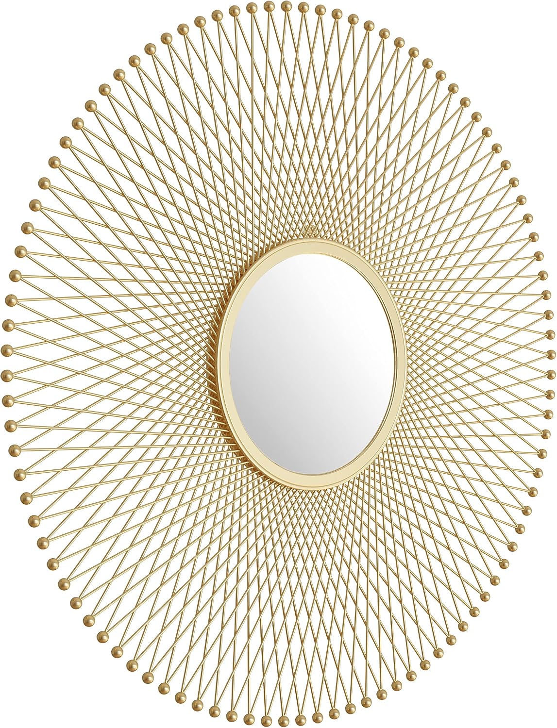 Glow Round Mirror Gold