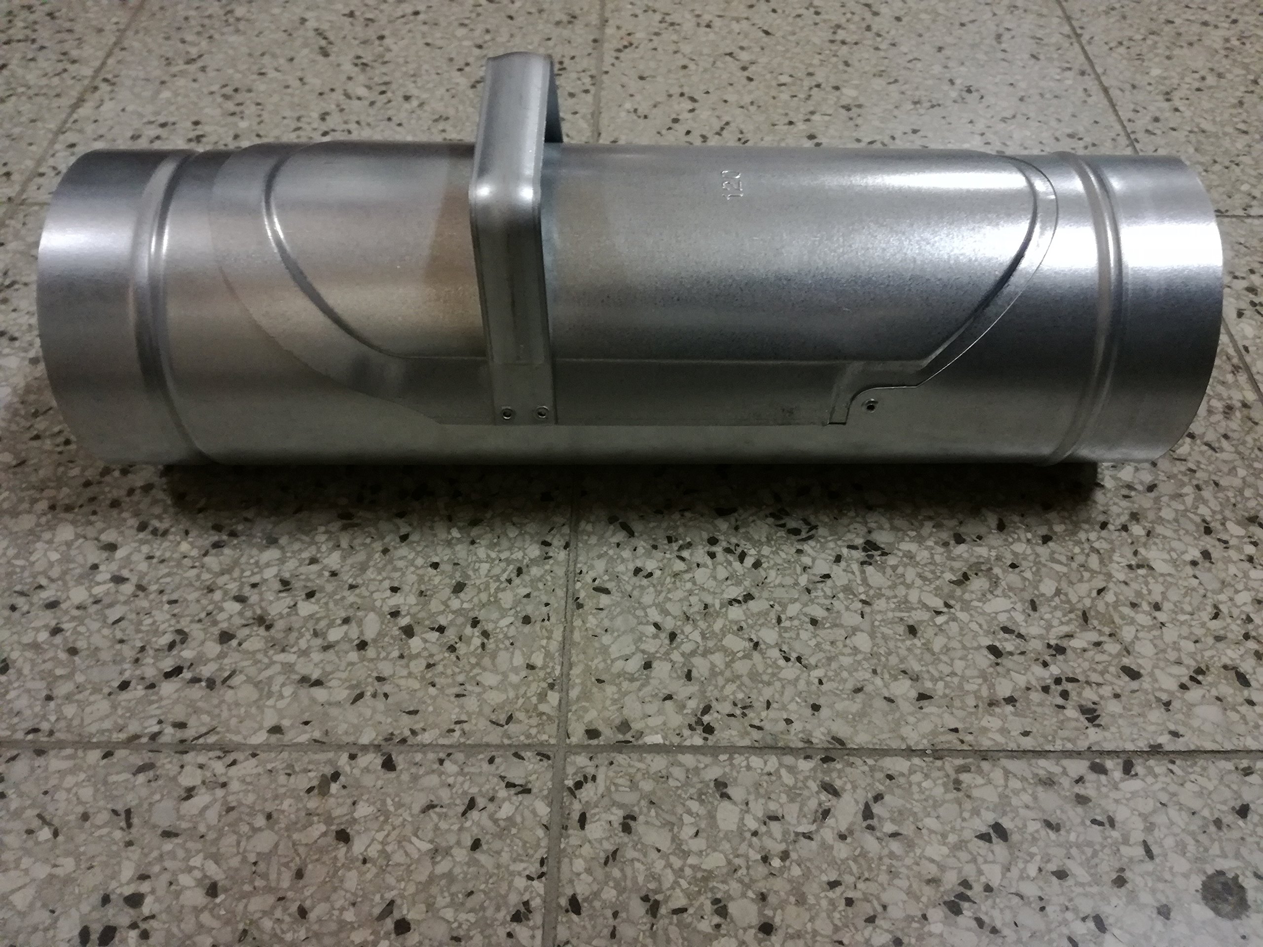 Deviatore Acqua Piovana 100 mm, Acciaio Zincato, Valvola a Leva