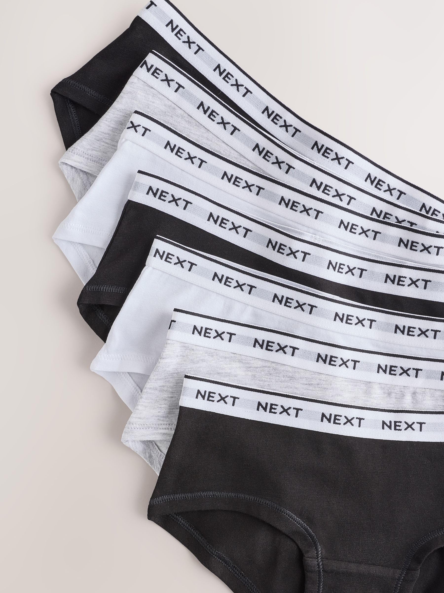 NEXT Ragazza Confezione da 7 Slip a Vita Bassa