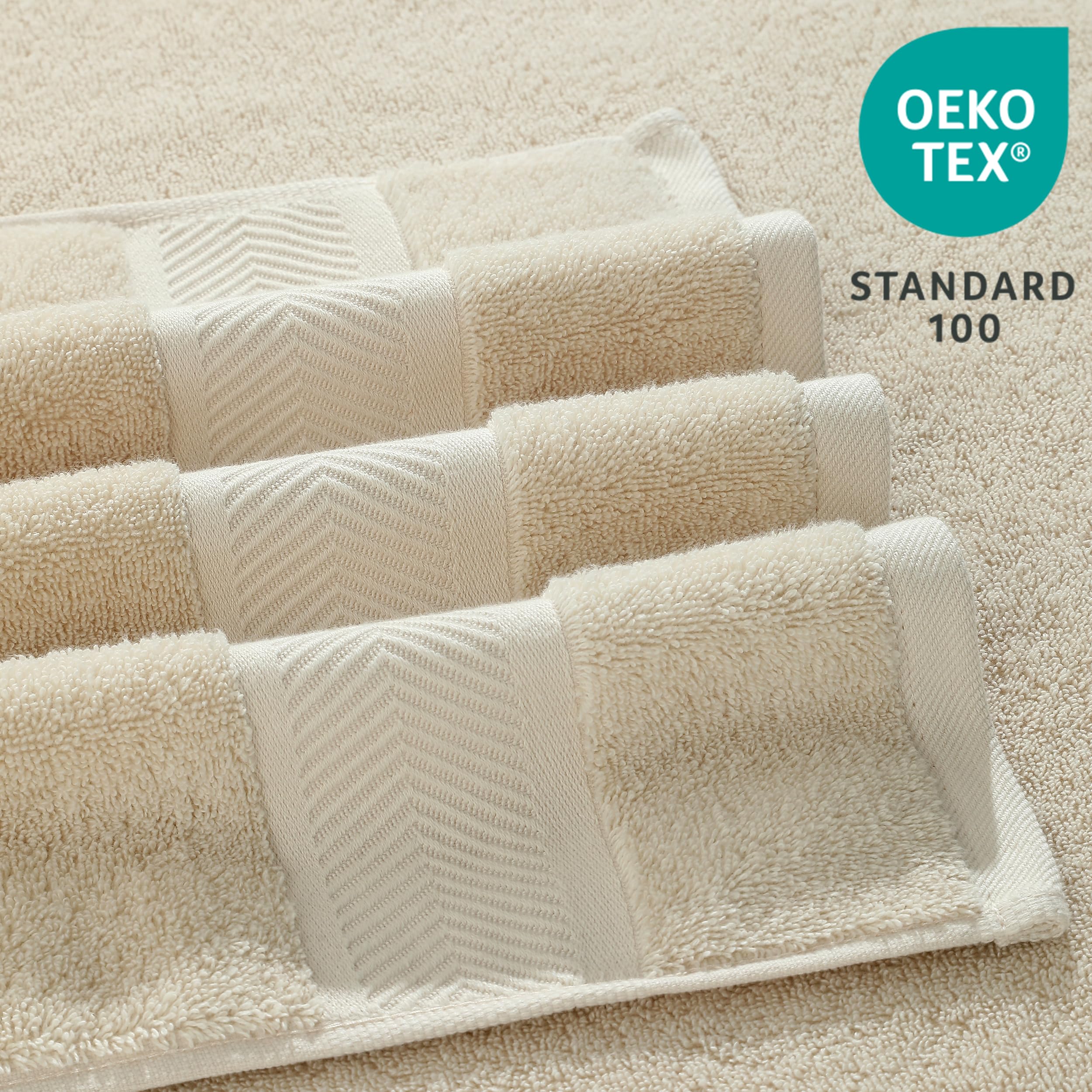 Simple&Opulence Premium Cotton Towel Set - 6 Piece -2