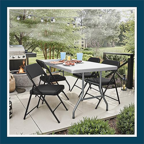 Miniatura 2 de OEF Furnishings OEF800 Series - Sillas plegables de plástico de alta resistencia, asientos ligeros y duraderos para uso en interiores y exteriores,