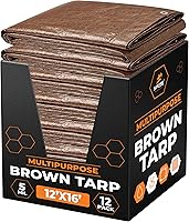 Vista 77 de Xpose Safety - Lona de polietileno ligera azul – Funda protectora multiusos, paño de goteo – duradero, impermeable, resistente a la intemperie