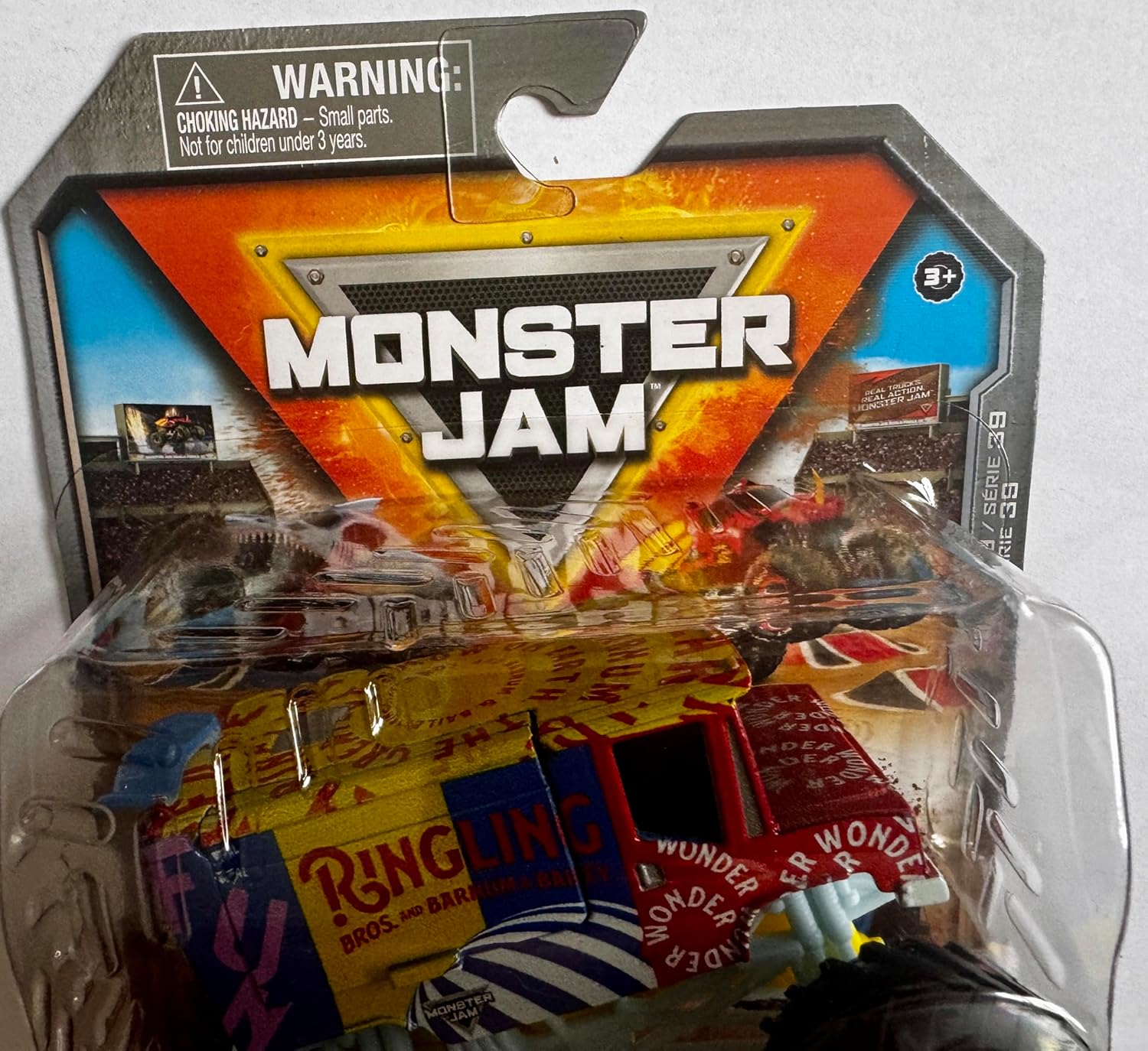 Monster Jam Ringling Bros. and Barnum & Bailey Diecast Truck, 1:64 Scale
