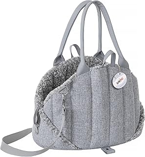 Hundetasche, Tragetuch, Tragetasche, Haustier, Transporttasche, Höhenverstellbar, Hundezubehör, Transportbox, Reise, 47x29x32 cm, Asche Inari product image