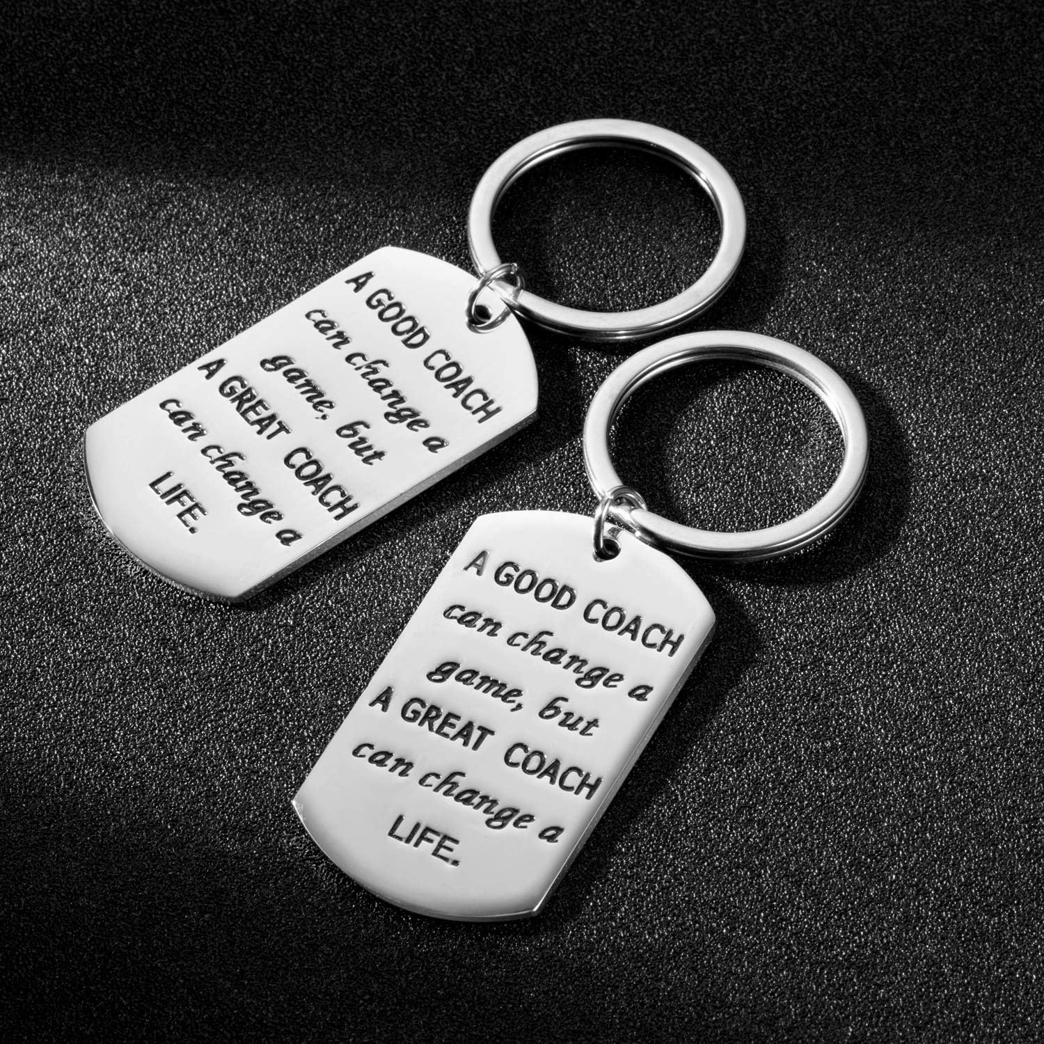 SATINIOR 2 Pcs Coach Keychain Appreciation Gift for Sports Team image 5