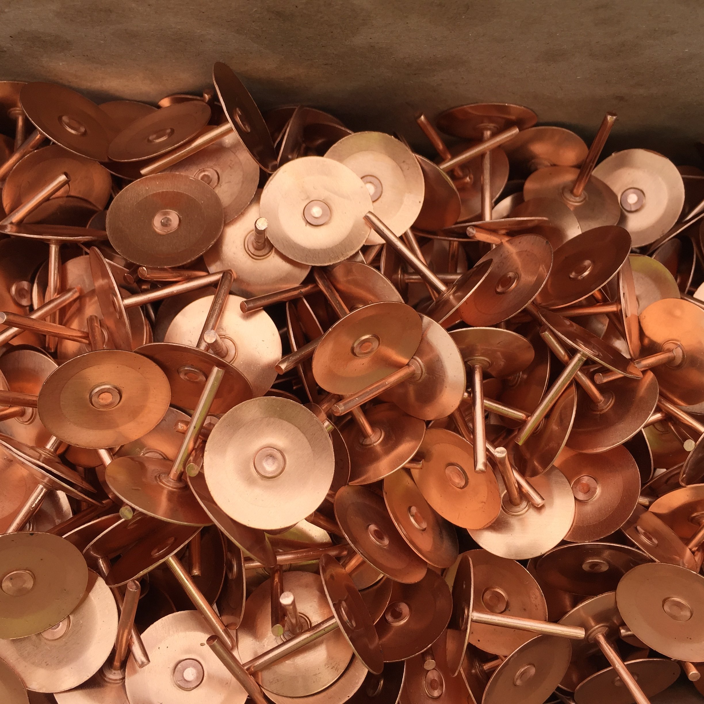 M&M Roofing Supplies Copper Disc Rivet - Pack Of 100