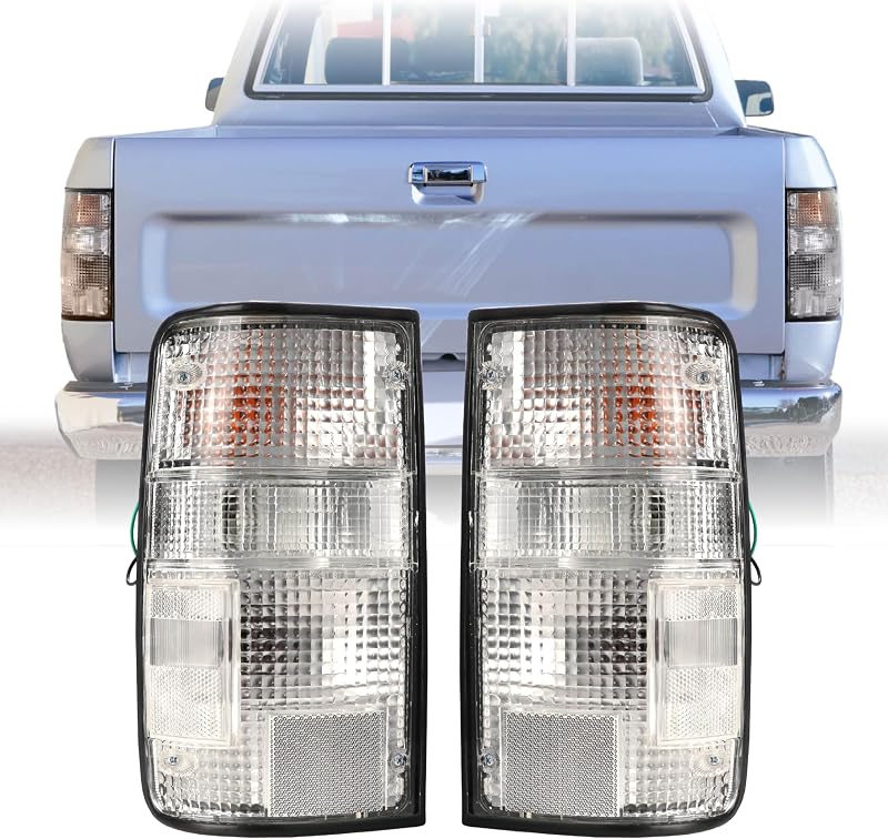 Par de lanternas traseiras cristal USR para Toyota Pick-Up 1989–1995 – Lado esquerdo e direito