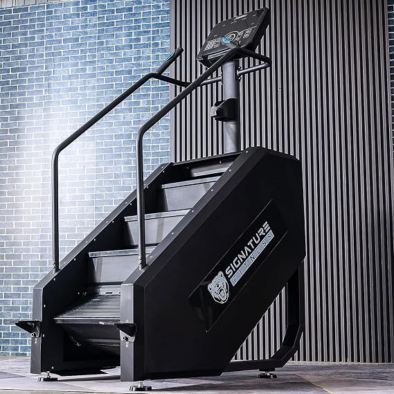 Signature Fitness Continuous Climber Commercial Grade Stair Stepping Machine for Cardio and Lower Body Workouts