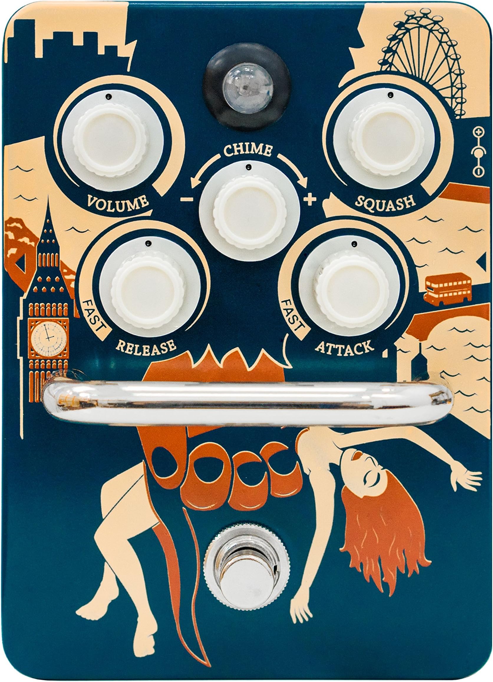 Orange Kongpressor Analogue Class A Compression Guitar Effects Pedal