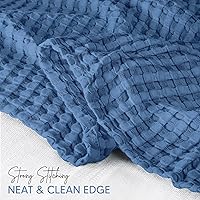Vista 111 de Utopia Bedding Sage Green 100% Cotton Waffle Blanket 300 GSM [Full - 90x84 Inch] Soft Lightweight Breathable Bed Blanket for All Season