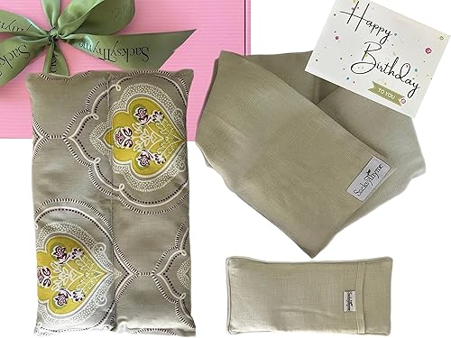 Miniatura 5 de Juego de regalo de cumpleaños, almohadilla térmica de terapia caliente, juego de regalo de lujo de feliz cumpleaños para mujeres, cesta de regalo