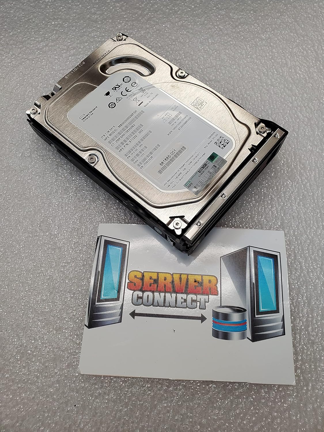 Hpe 862132-001 2TB 7.2K 6G LFF SATA SC LP Hard Drive