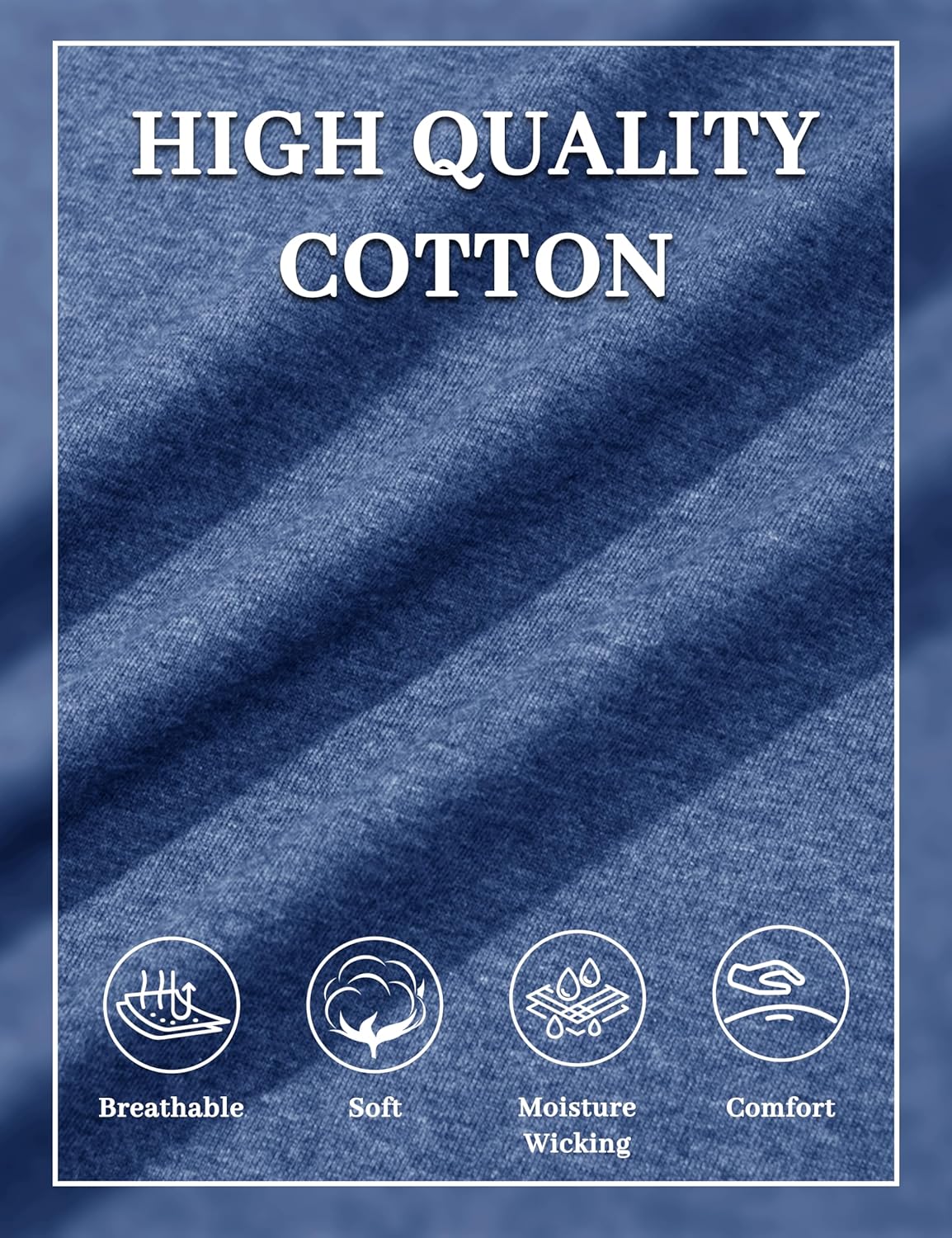 EKLENTSON Men's T-Shirts Long Sleeve Cotton Crew Neck Shirts Moisture Wicking Classic Basic Casual Tops Soft Fall Tees - Image 6