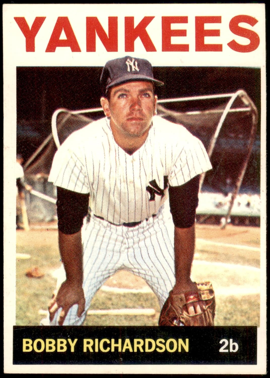 1964 Topps #190 Bobby Richardson New York Yankees (Baseball Card) EX Yankees