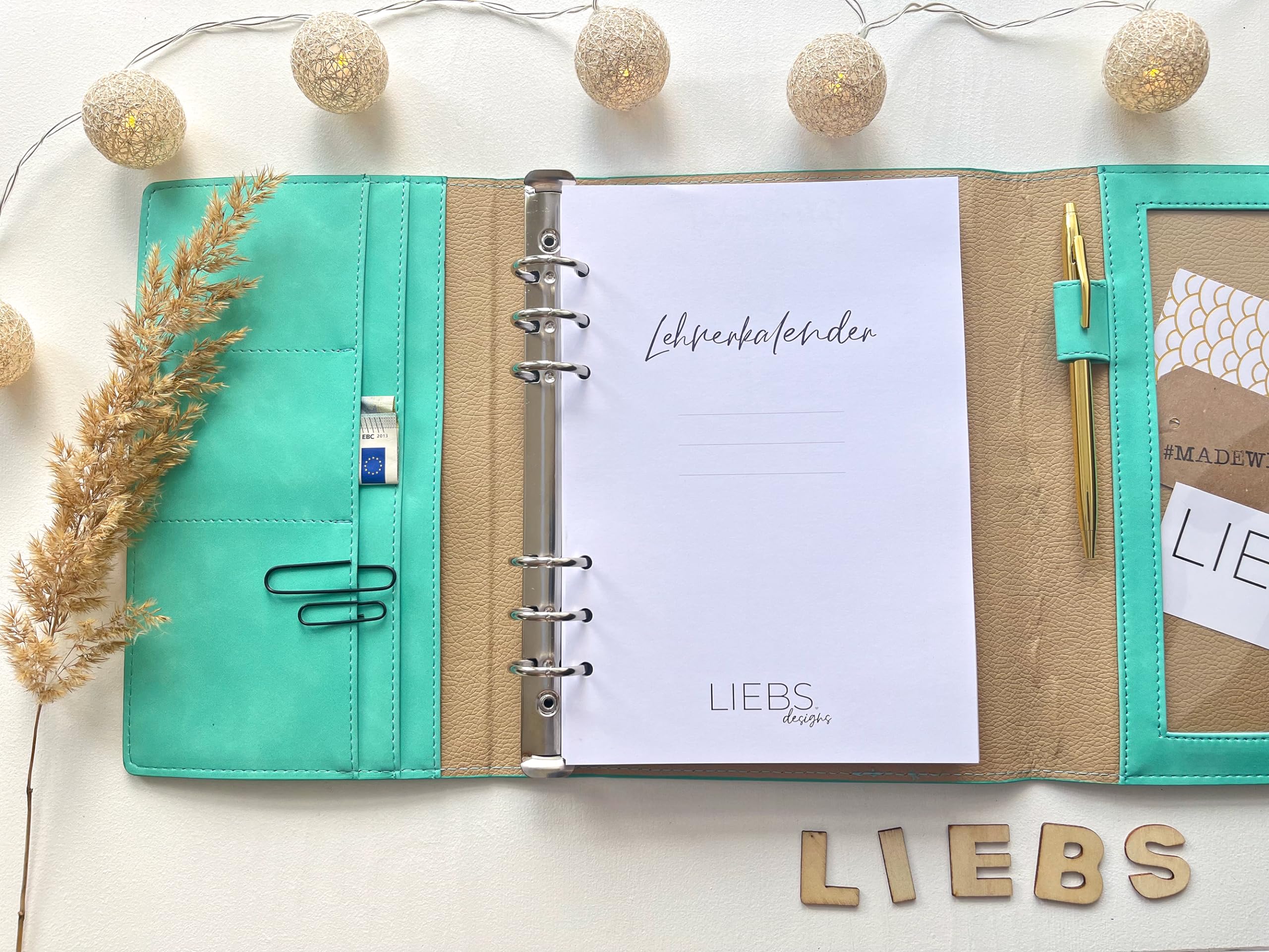 Individueller Lehrerkalender 2024/2025 | Modularer Unterrichtsplaner zum Selbstgestalten | undatiert | Kalender | Planer | Lehrer | Lehrerin | Schule (Türkis)