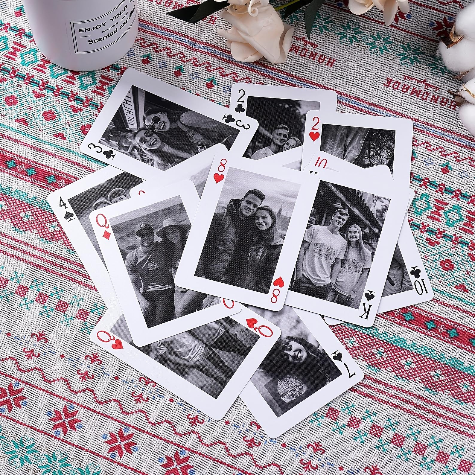 Custom Made To Order Playing Card Collage | Anniversary Gift | Best