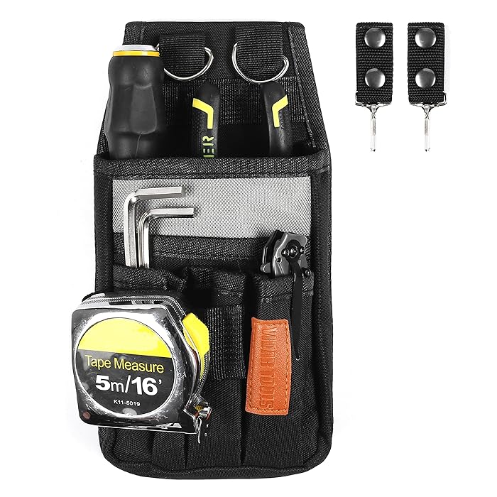 Buy VIDAR TOOLS Small Tool Belt Pouch with Belt Clip.Utility Belt Pouch